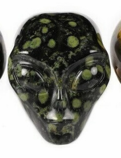Kambaba Jaspis Alien Skull